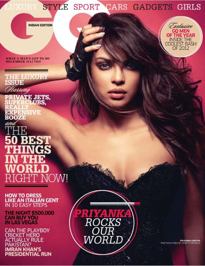 Приянка Чопра фото обложки gq