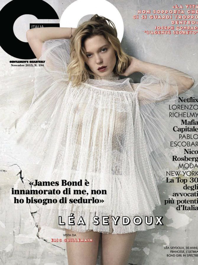 Леа Сейду фотосессия в GQ
