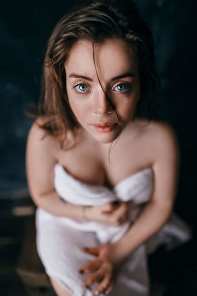 Олимпия Ивлева фото в полотенце